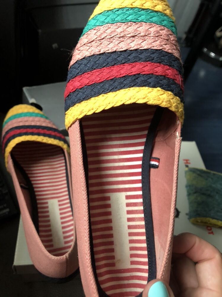 Tommy hilfiger espadryle oryginalne buty saszki baleriny okazja!