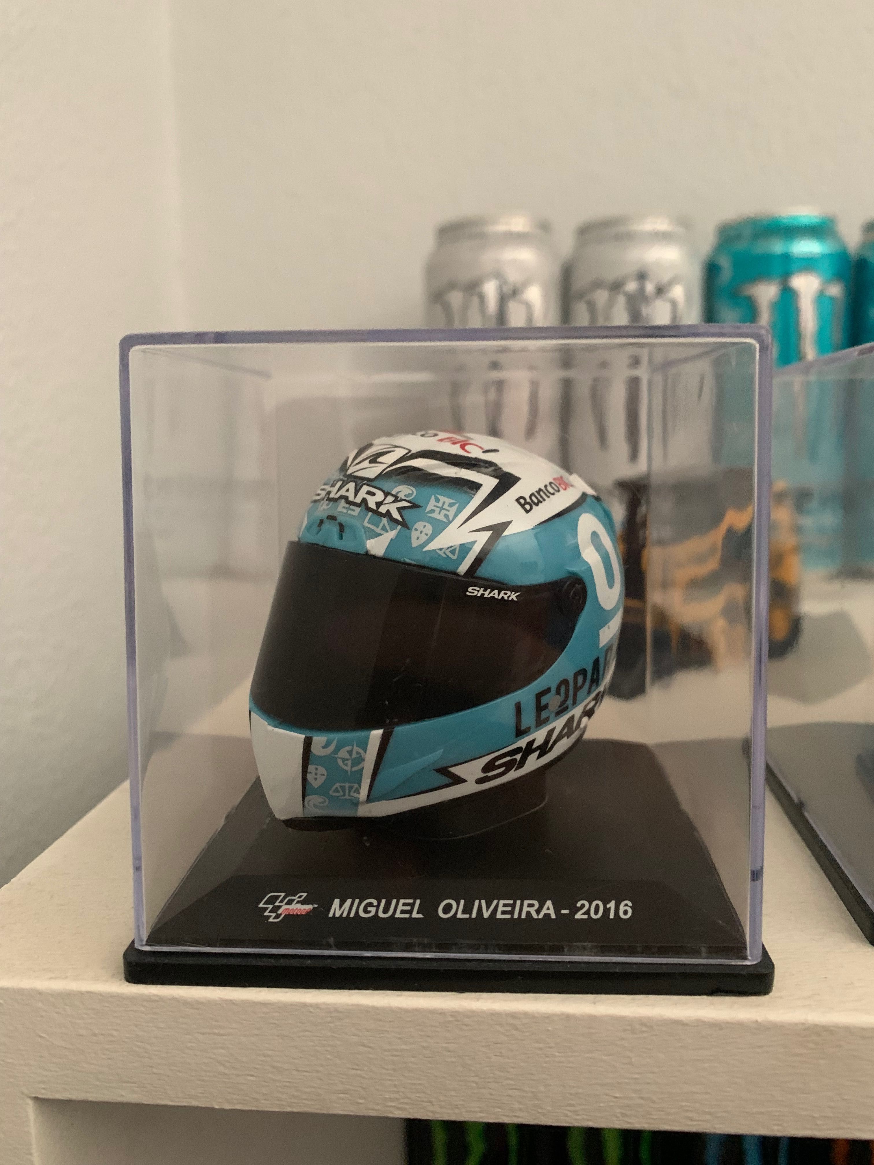 Capacete de coleção do Miguel Oliveira