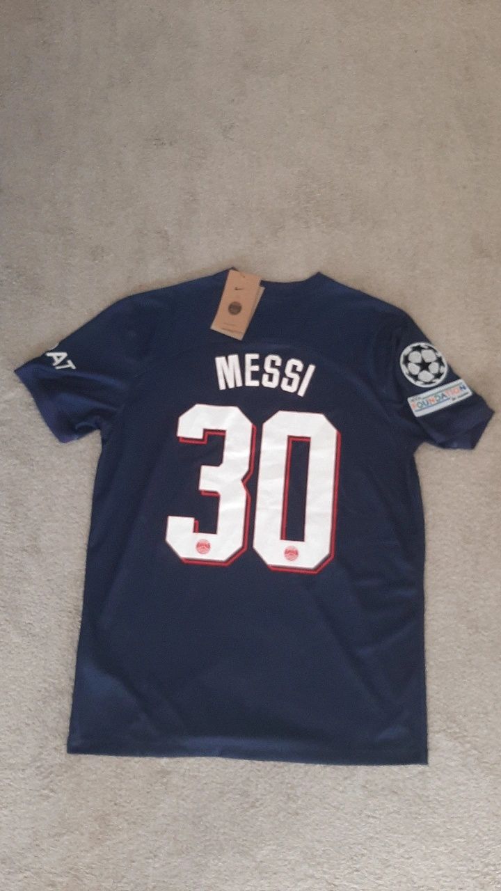 Camisola nova PSG - Messi #30 + patches UCL