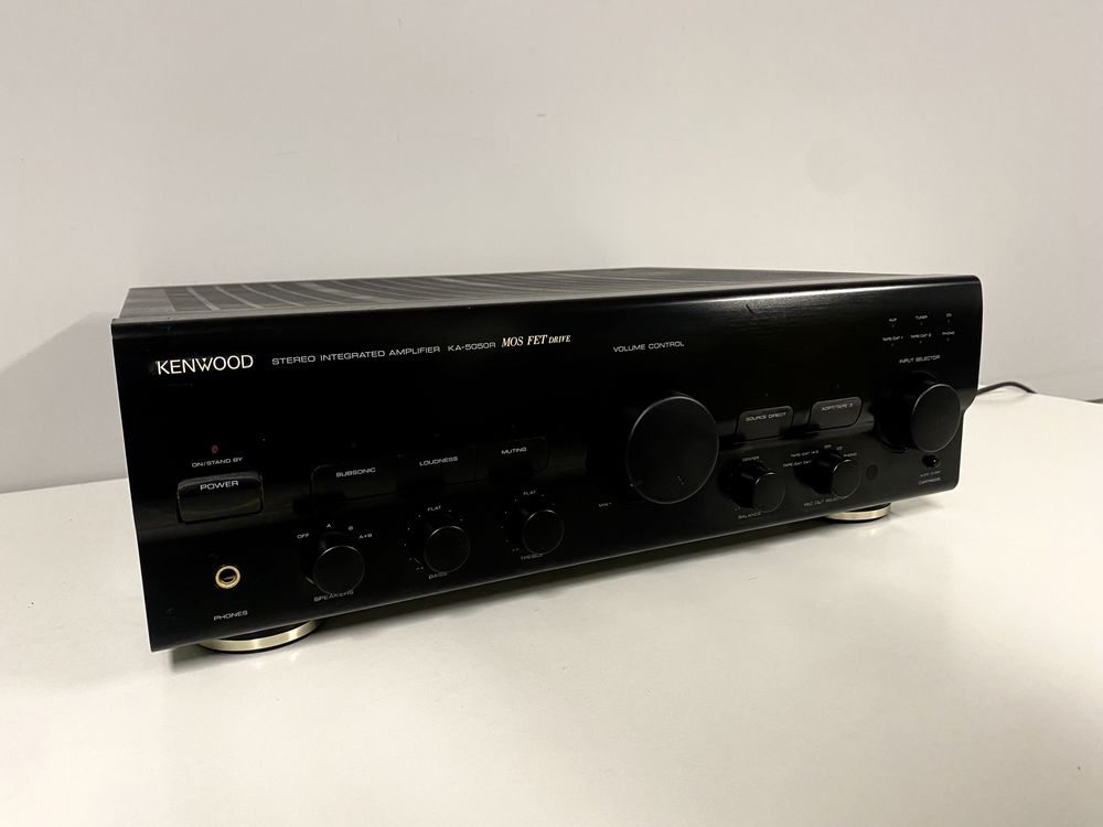 Kenwood KA-5050R - wzmacniacz Stereo, 80w/kanał, super stan vintage