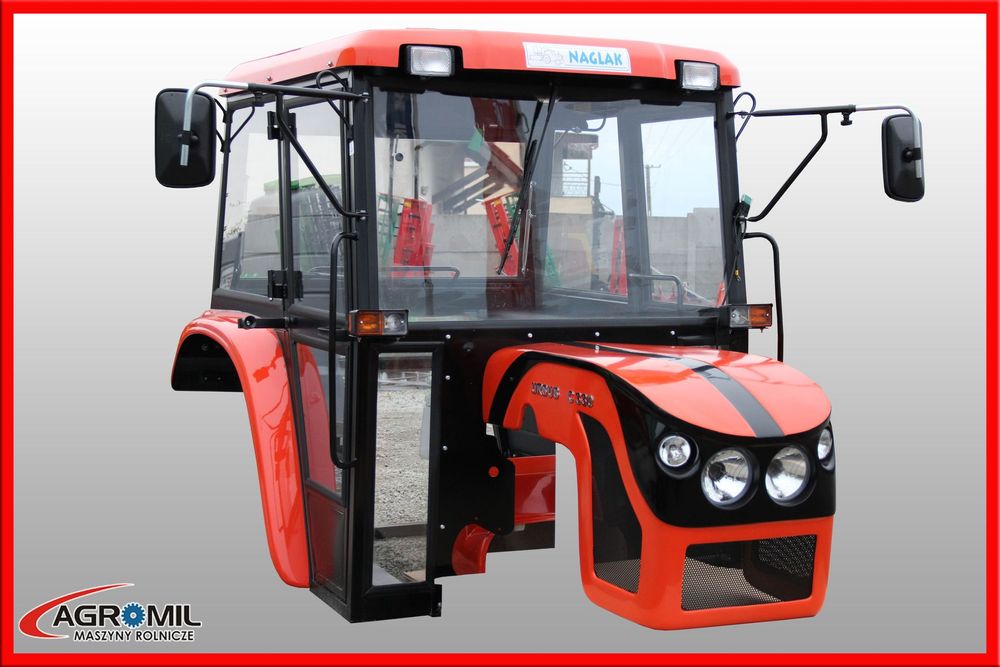 Kabina C330 maska C- 330 Naglak zestaw czerwony kabiny maska