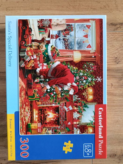Puzzle 300 szt Castorland Boże Narodzenie Mikołaj