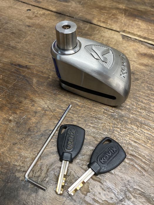 Alarme de Disco Kovix KAL 14mm mais suporte mais ficha USB