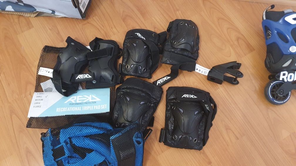 Скоростные детские ролики  ROLLERBLADE MICROBLADE ALU 3WD   р.33-36,5