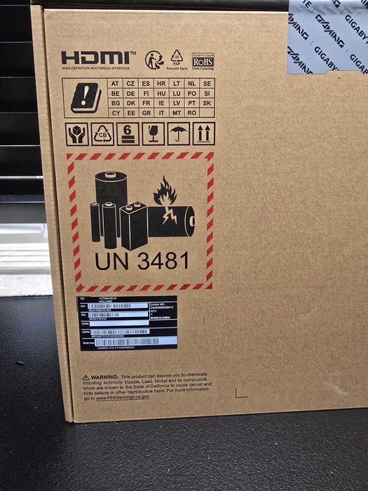 Laptop Gigabyte A16 i7-13620H, 16'' 165Hz, 16GB, 512GB, W11H, RTX 5050