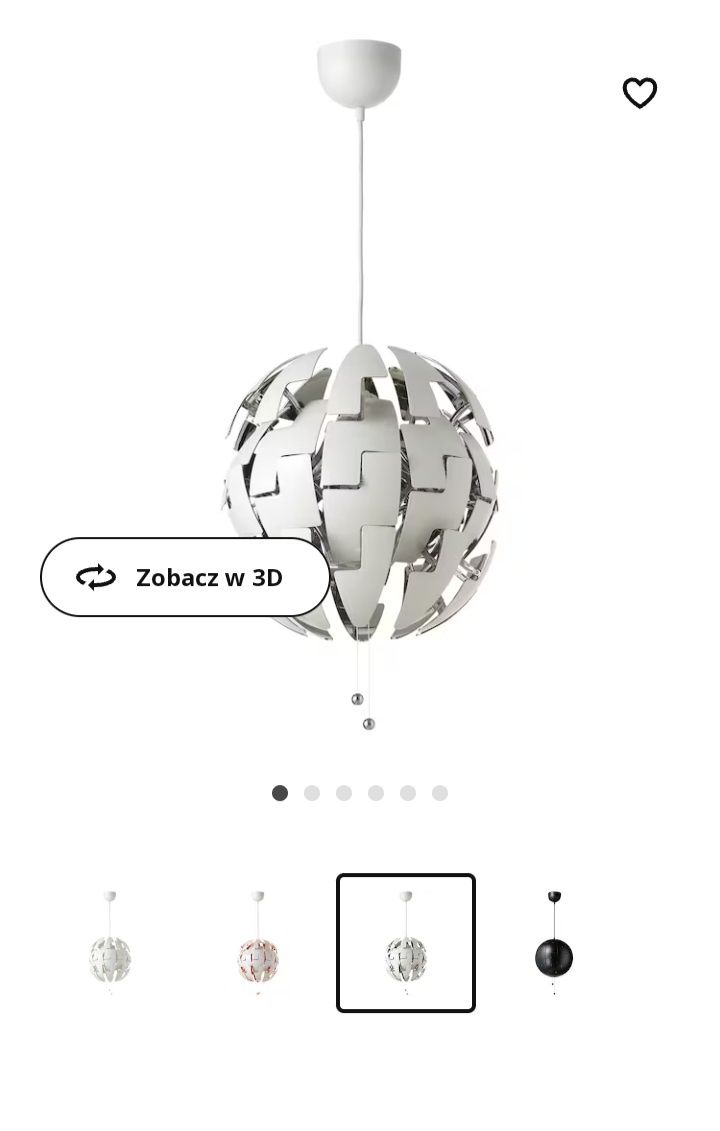 Lampa ikea piękna