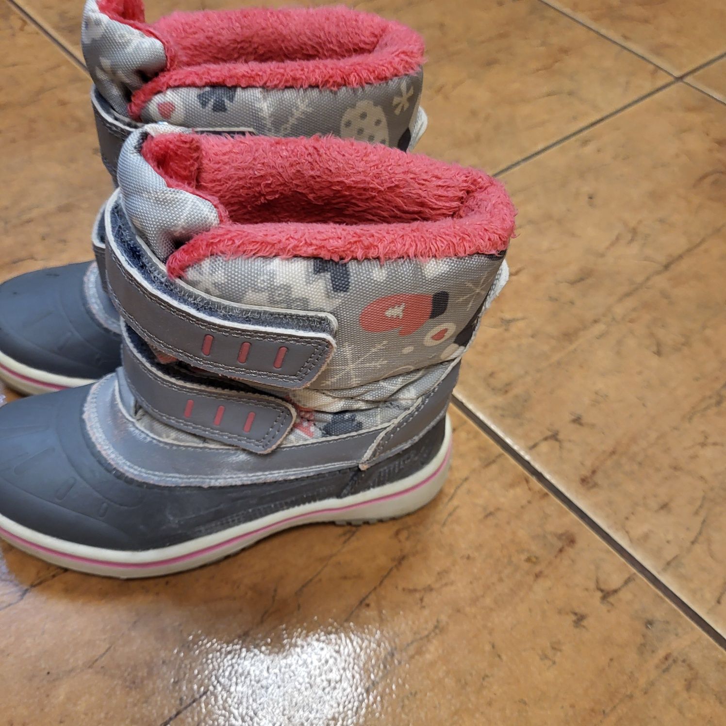 Buty zimowe śniegowce dziecięce  dla dziewczynki r 26