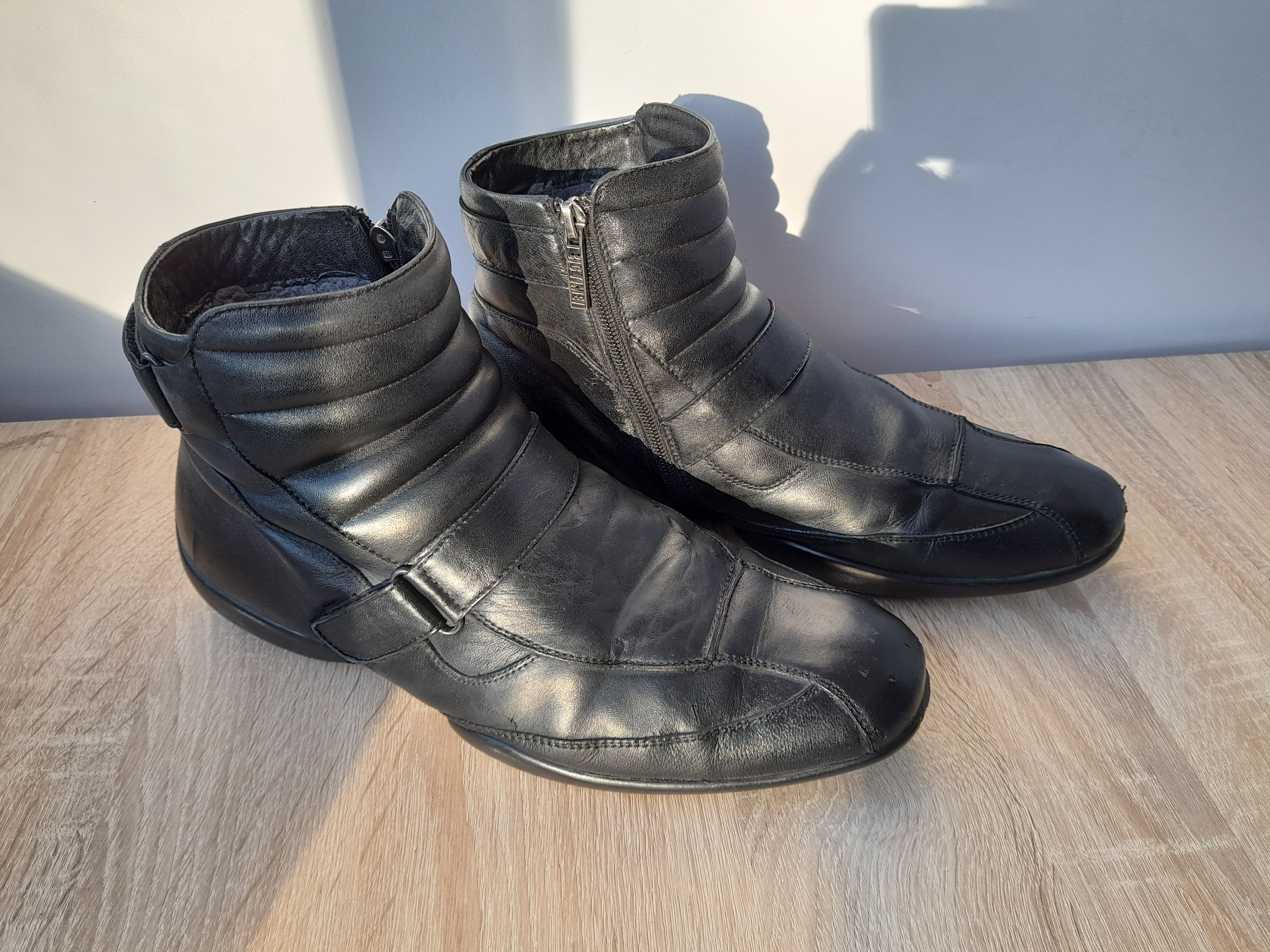 Мужские кожаные ботинки р42 осень/зима