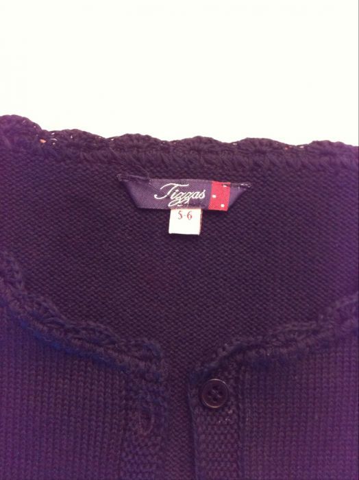Casaco/ bolero T 5-6 Tizzas Corte Inglês azul marinho