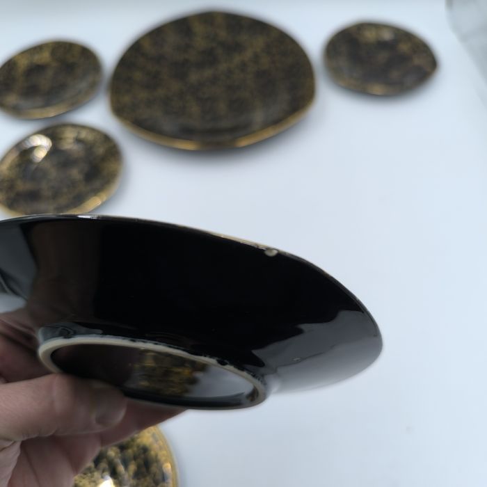 Chodzież Iza Patera Talerzyki Garnitur Do Ciasta Vintage Retro