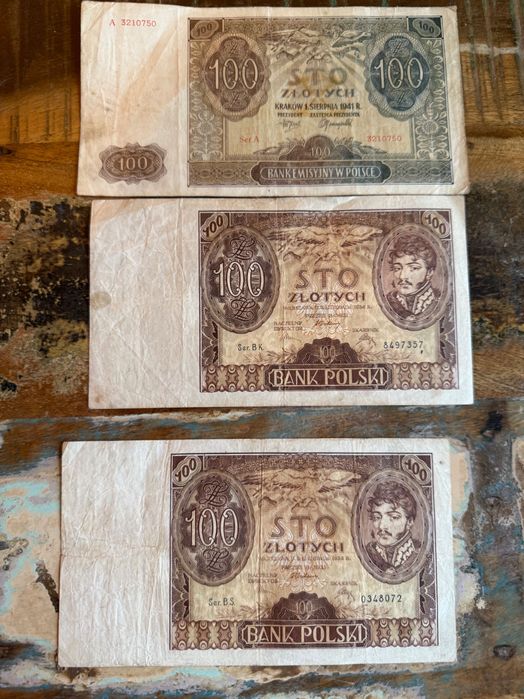 Stare banknoty Polskie