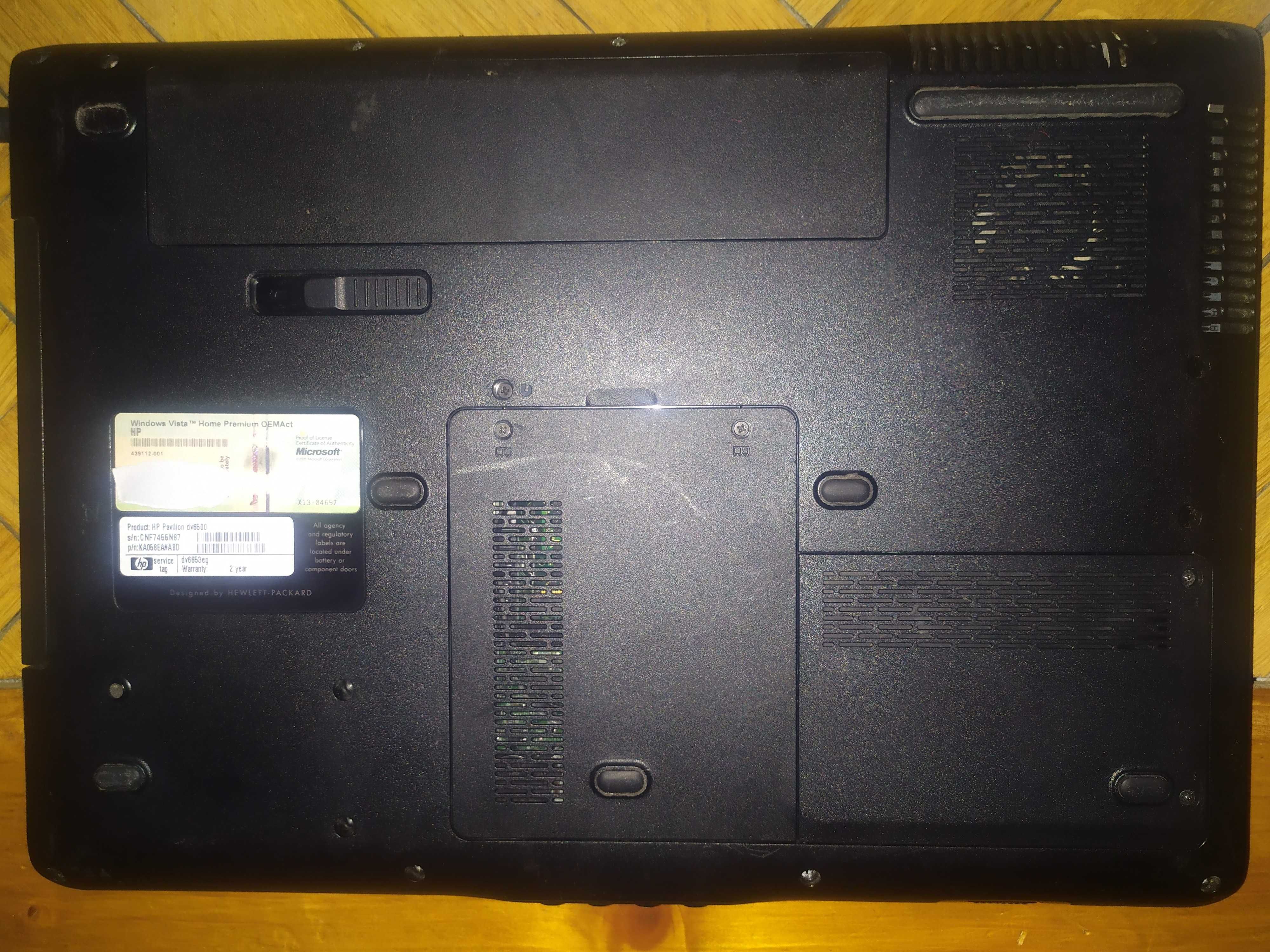 Laptop 15.6 HP Pavilion dv 6000 AMD 2x NVidia Win7 10 office HDMI SSD