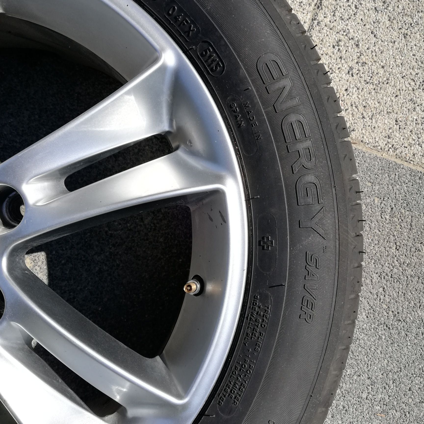 Koła honda nissan 5x114.3 Michelin