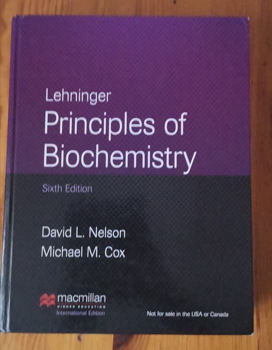 PRINCIPLES OF BIOCHEMISTRY Lehninger (Nelson i Cox) 2013