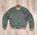 Alpha Industries męska kurtka bomberka flyers khaki w rozmiarze L