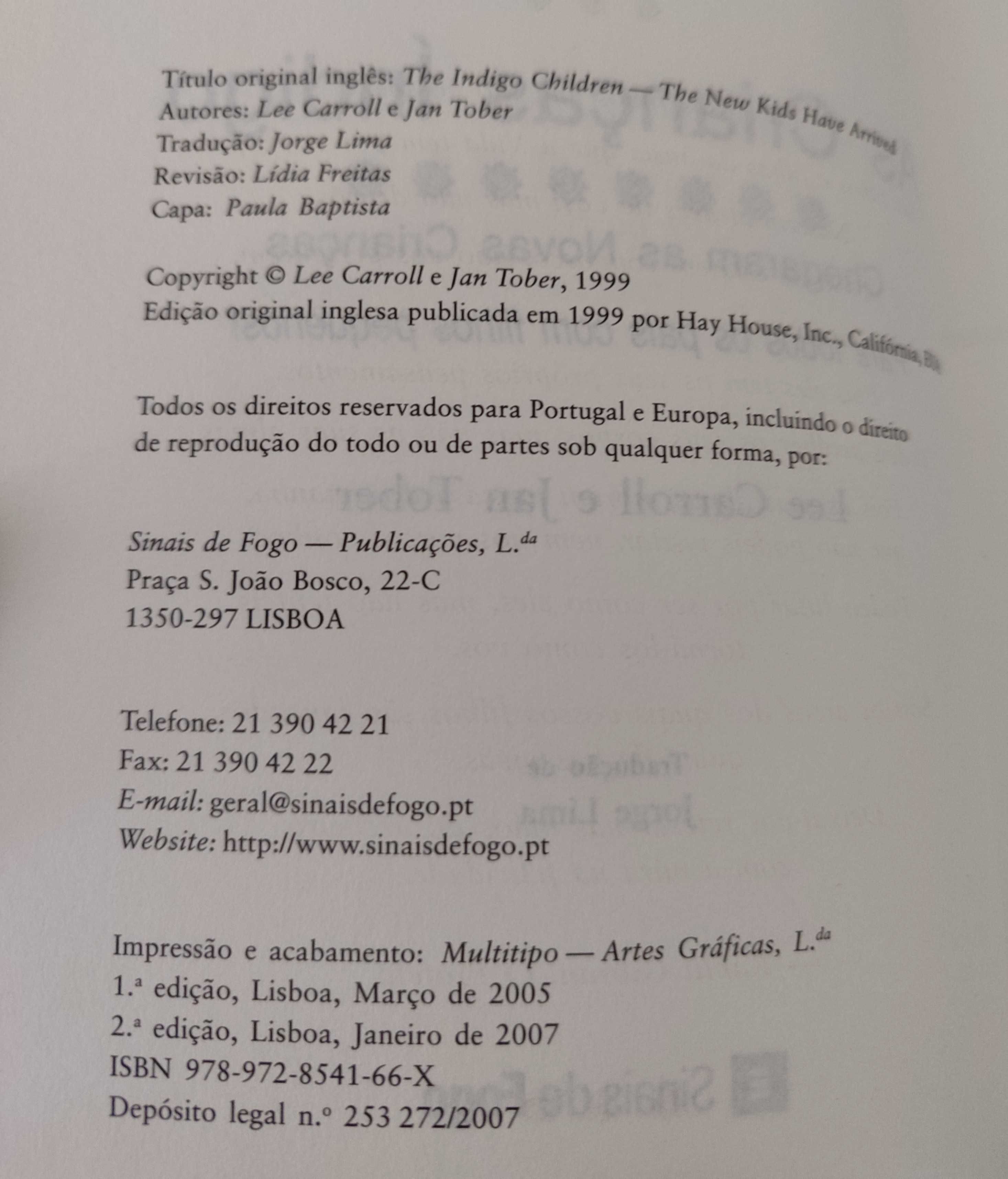 As Crianças Indigo - Lee Carroll e Jan Tober