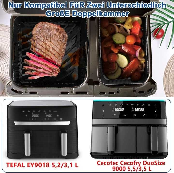 Zestaw akcesoriów do frytkownicy Tefal EY9018 Dual Easy Fry 5,2L