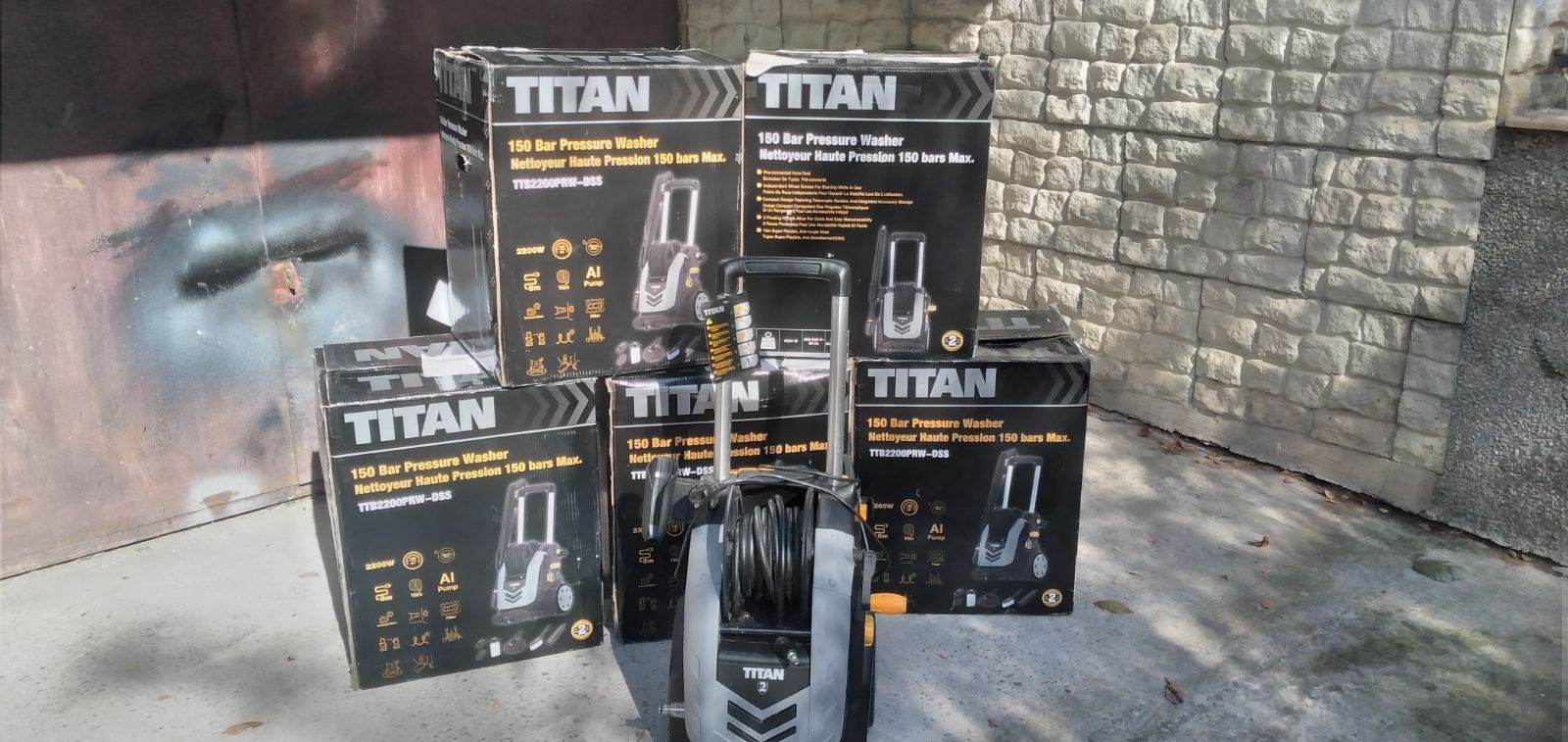 Мийка високого тиску 150бар, 2200Вт TITAN