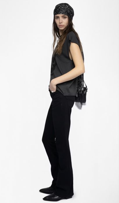 Футболка с черепом zadig & Voltaire