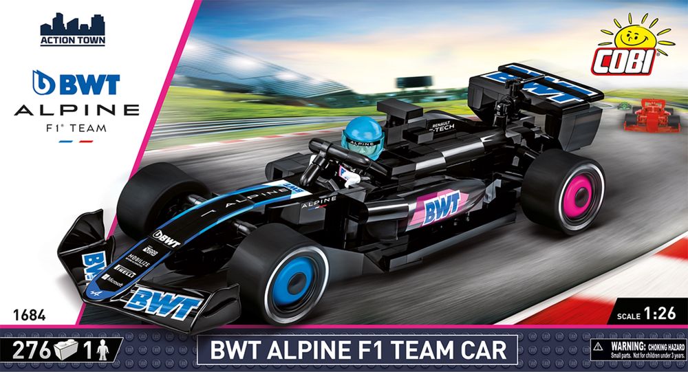 Klocki Cobi 1684 ACTION TOWN  Alpine F1 Team Car