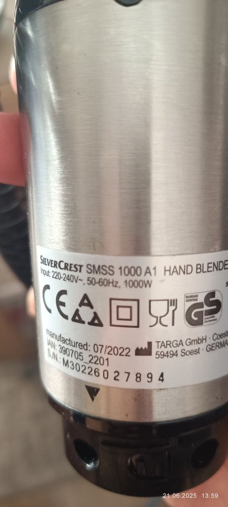 Blender ręczny Silvercrest