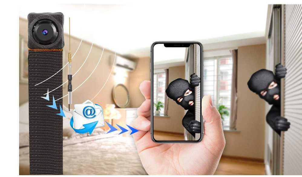 Nowoczesna MINI KAMERA WiFi Szpiegowska Ukryta Detekcja WYPRZEDAŻ