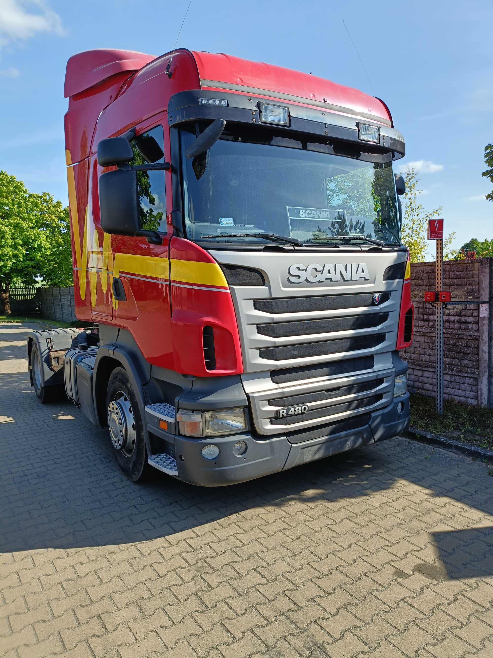 SCANIA r420 4x2 2010r  MANUAL