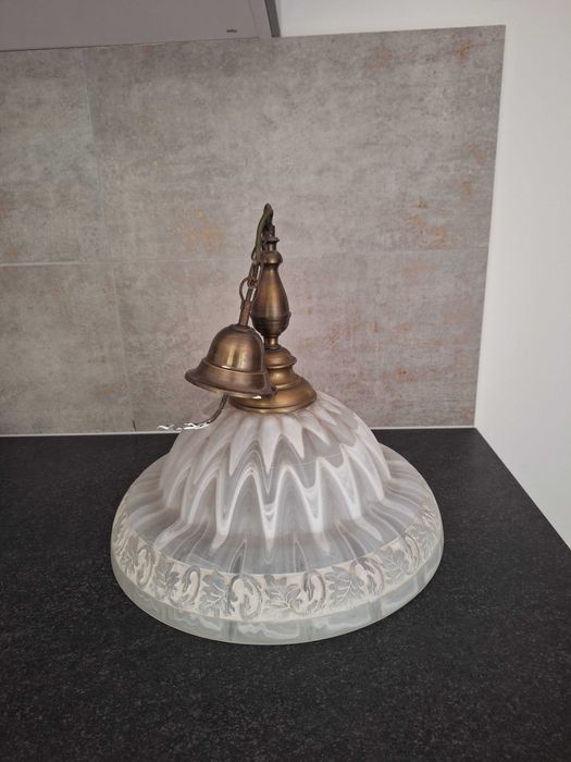 Lampa wisząca + abażur do małej lampki z kompletu do sprzedania