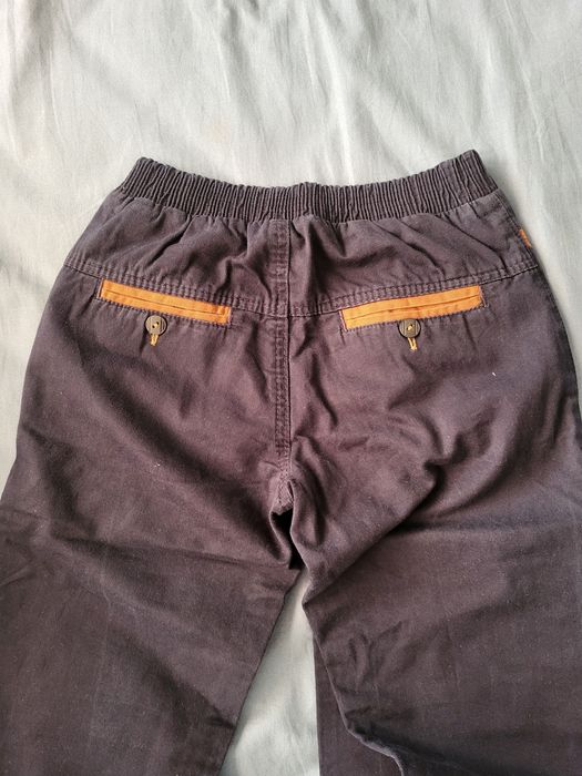 Spodnie eleganckie granatowe 152