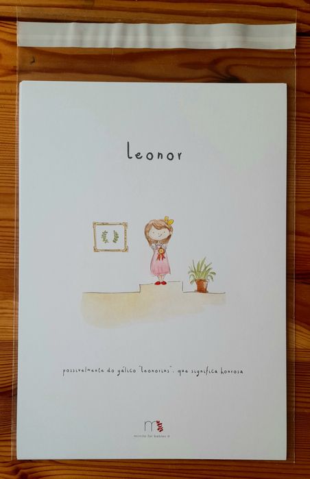 Prints A4 com nomes para criança
