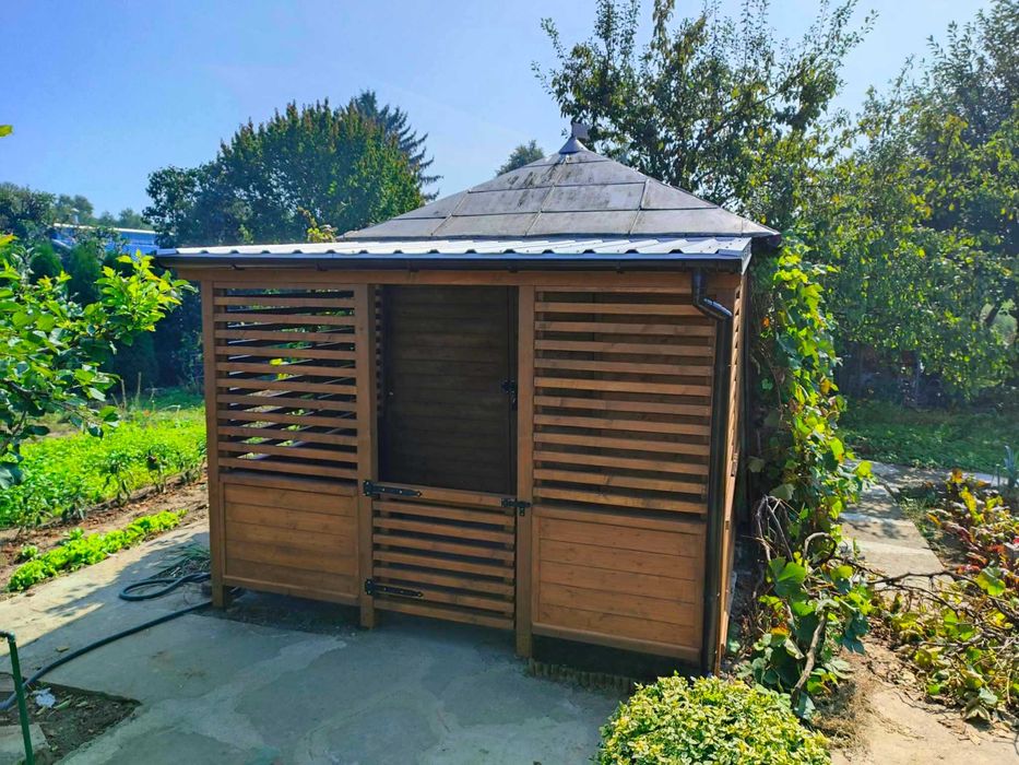 Konstrukcje drewniane tarasy zadaszenia altany pergole wiaty schody