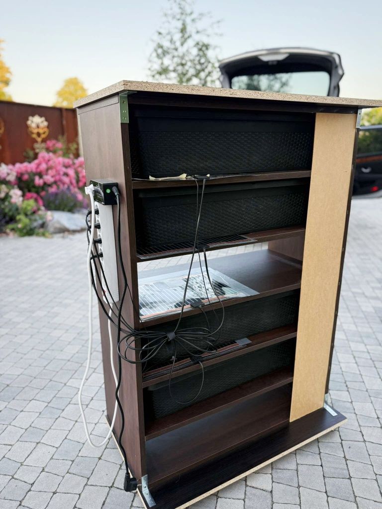 Rack system, szafka dla gadów, węży, gekonów, eublefarów