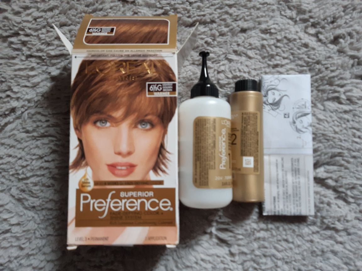 Farba do włosów Loreal 6 1/2  G