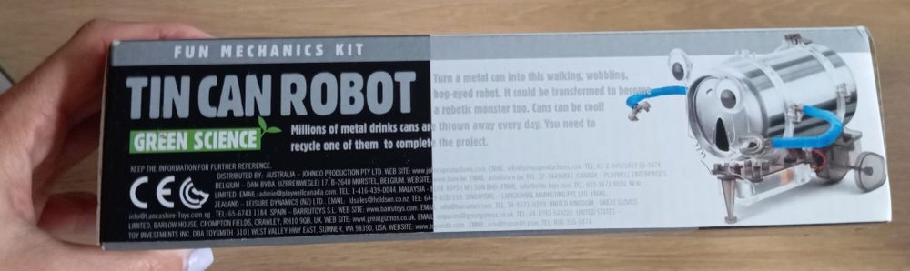 Robot de lata - tin can robot