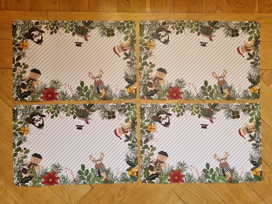 Świąteczne podkładki * 4szt