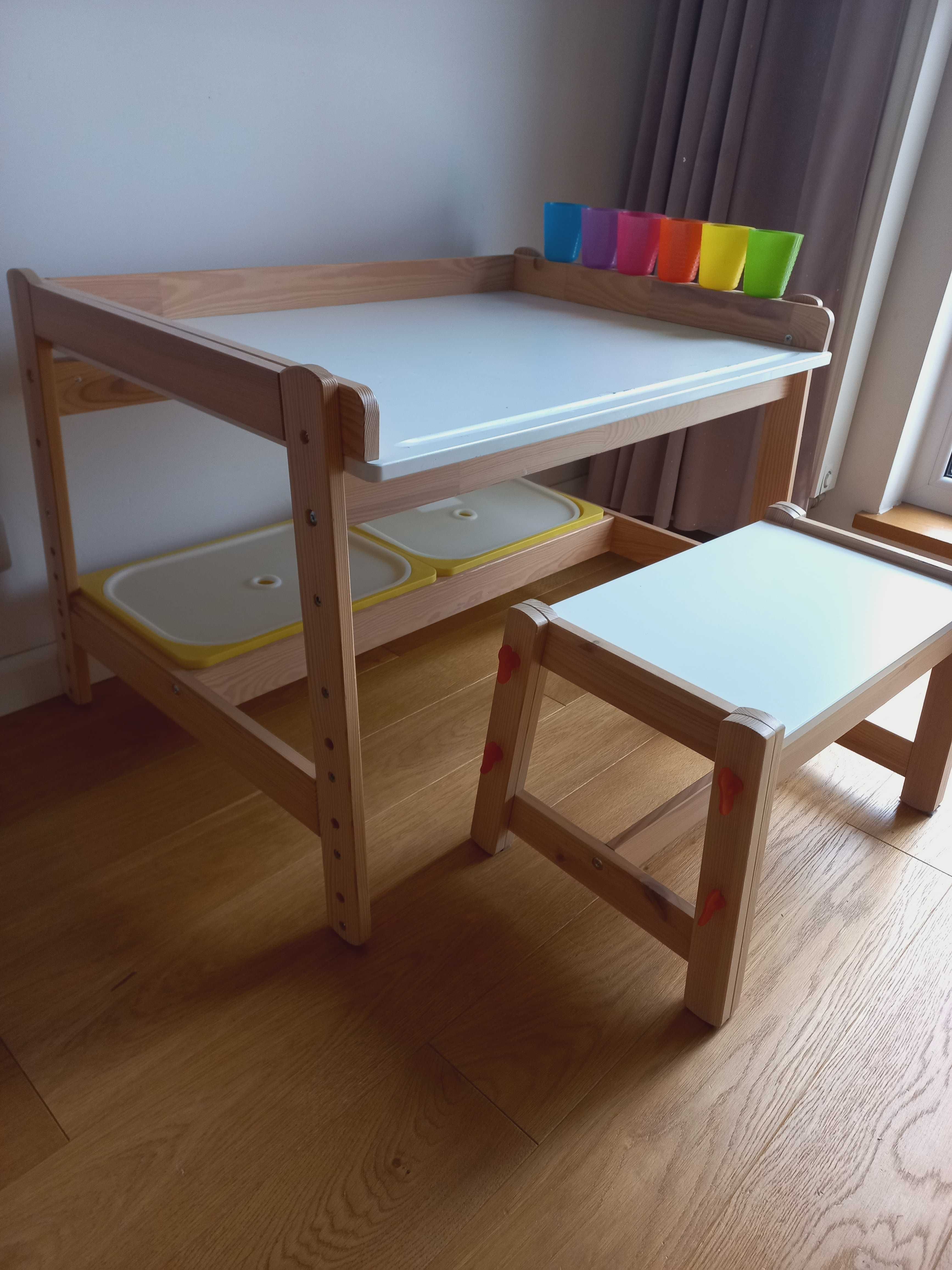 IKEA Flisat biurko i ławka dla dziecka, regulowane + transport GRATIS