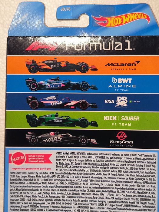 Hot Wheels - Pack F1 2024