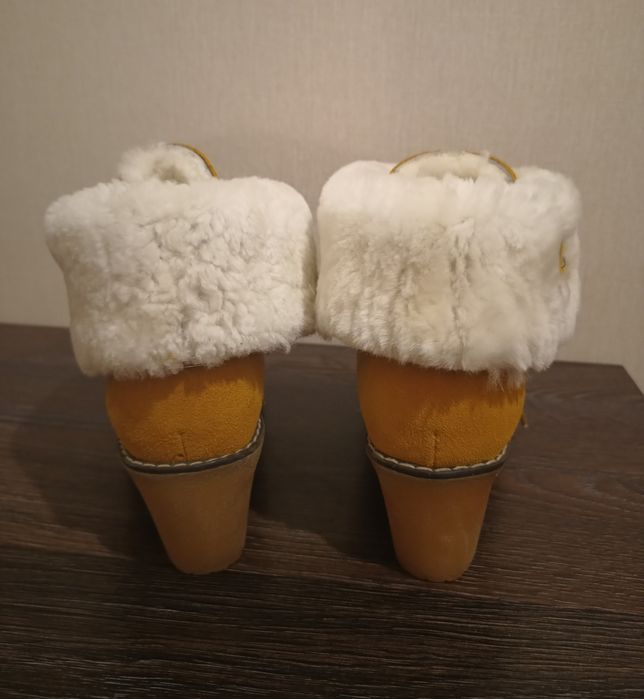 Сапоги Ботинки Черевики замшеві 37-38 розмір