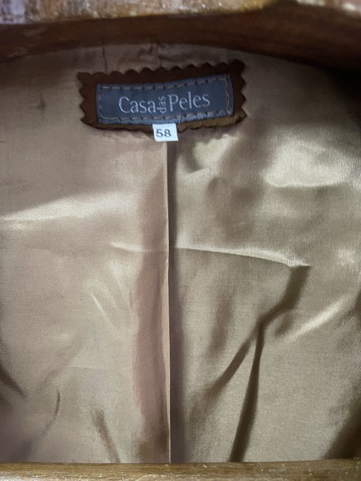 Blusao de camurca excelente estado casa das peles