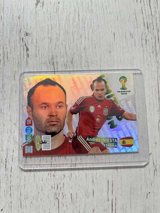 Panini Fifa World cup Brasil 2014 Karty Piłkarskie limited Iniesta