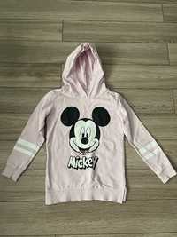 H&M Disney Mickey Mouse różowa bluza z kapturem rozmiar 122/128cm.