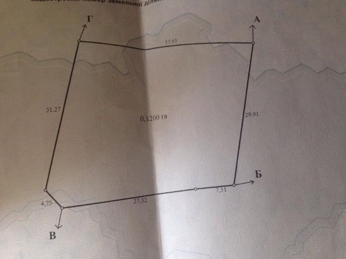 Продам земельну ділянку під забудову в с. Літочки