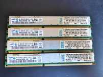 pamięć ram ECC - 4 sztuki x 8GB (32GB) - Samsung PC3 - 10600R