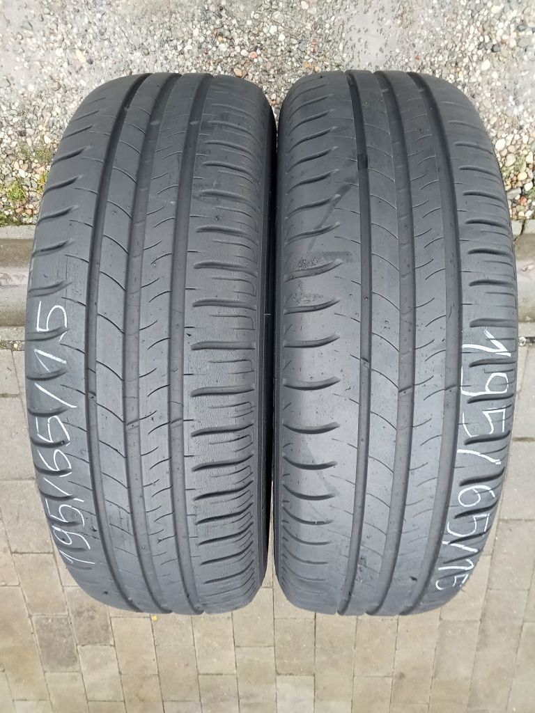 2x Opony Używane Letnie 195/65R15 Michelin ładne