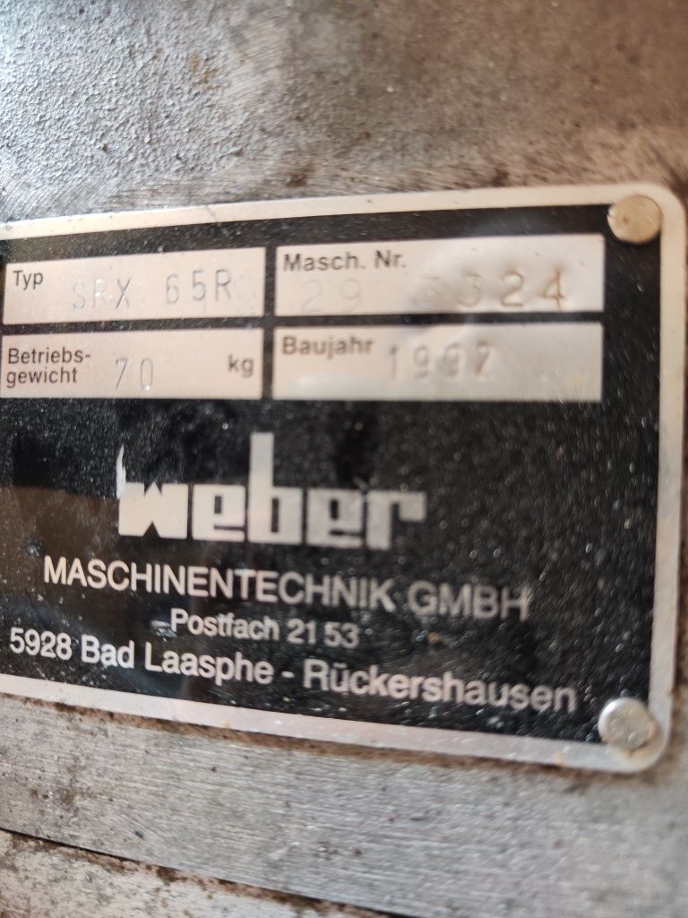 Skoczek wibrujący Weber SRX65R