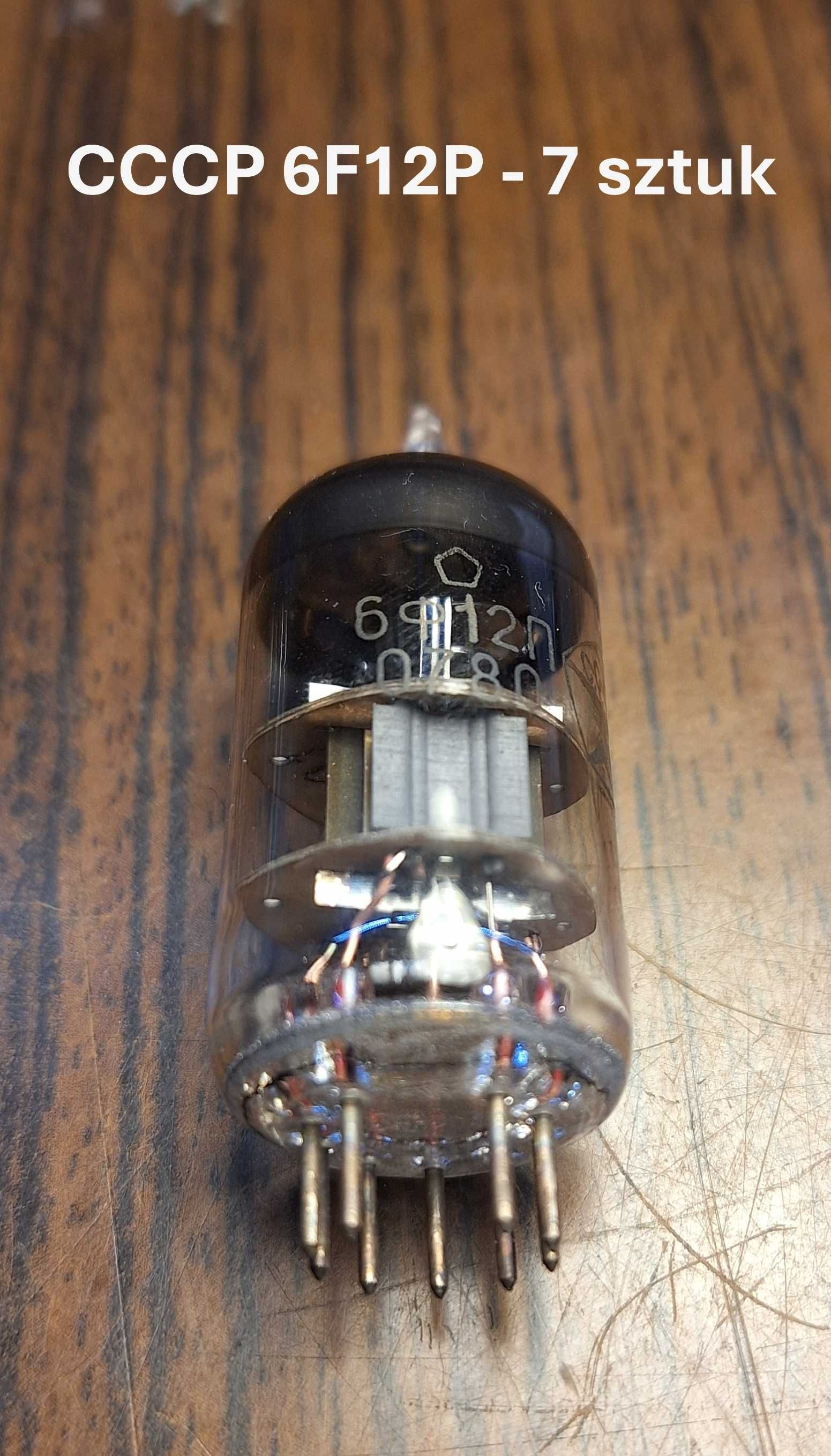Zestaw 60 lamp elektronowych – różne modele, stan nieznany