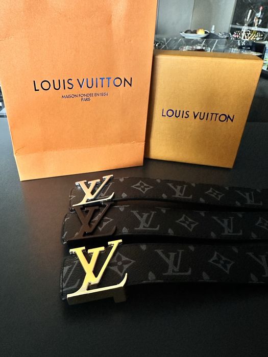 Ремінь Louis Vuitton Belt | Шкіряний ремінь LV | Пояс Луі Вітон