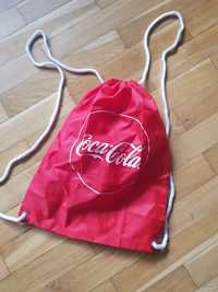 Czerwony plecak-worek Coca-Cola