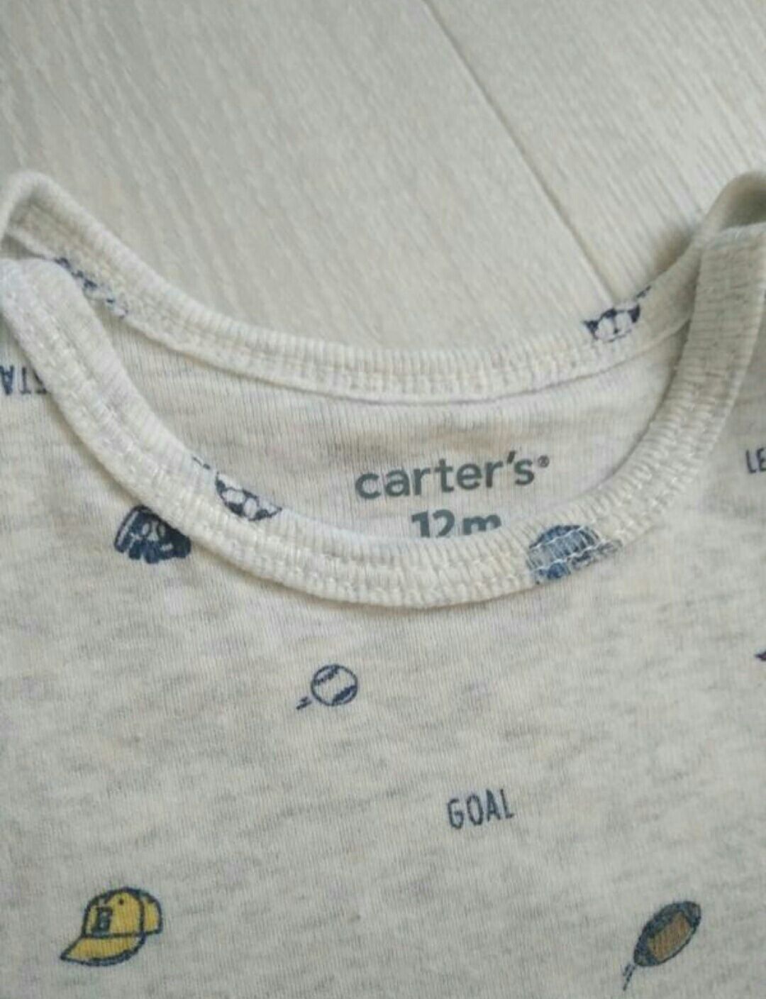 Комплект одежды Картерс carter's на 9- 12 мес. Бейсбол "весёлые попки"