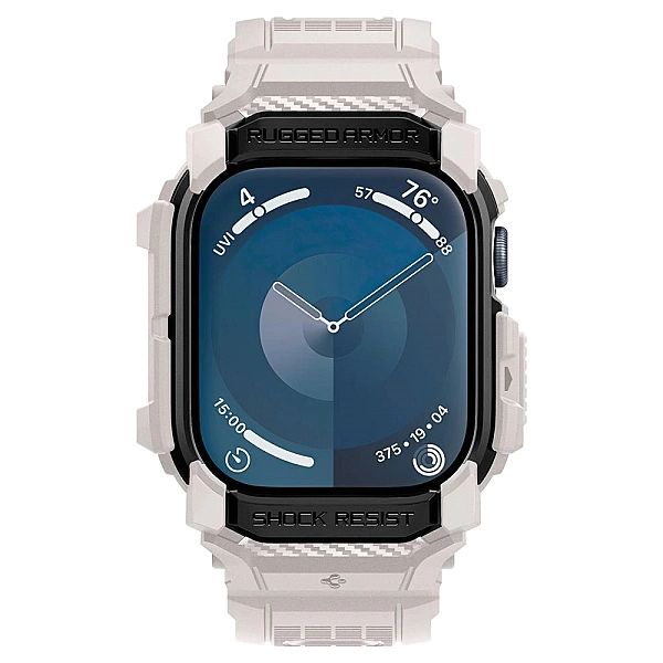 Spigen Rugged Armor ”Pro” Apple Watch 10 (46 Mm) Dune Beige